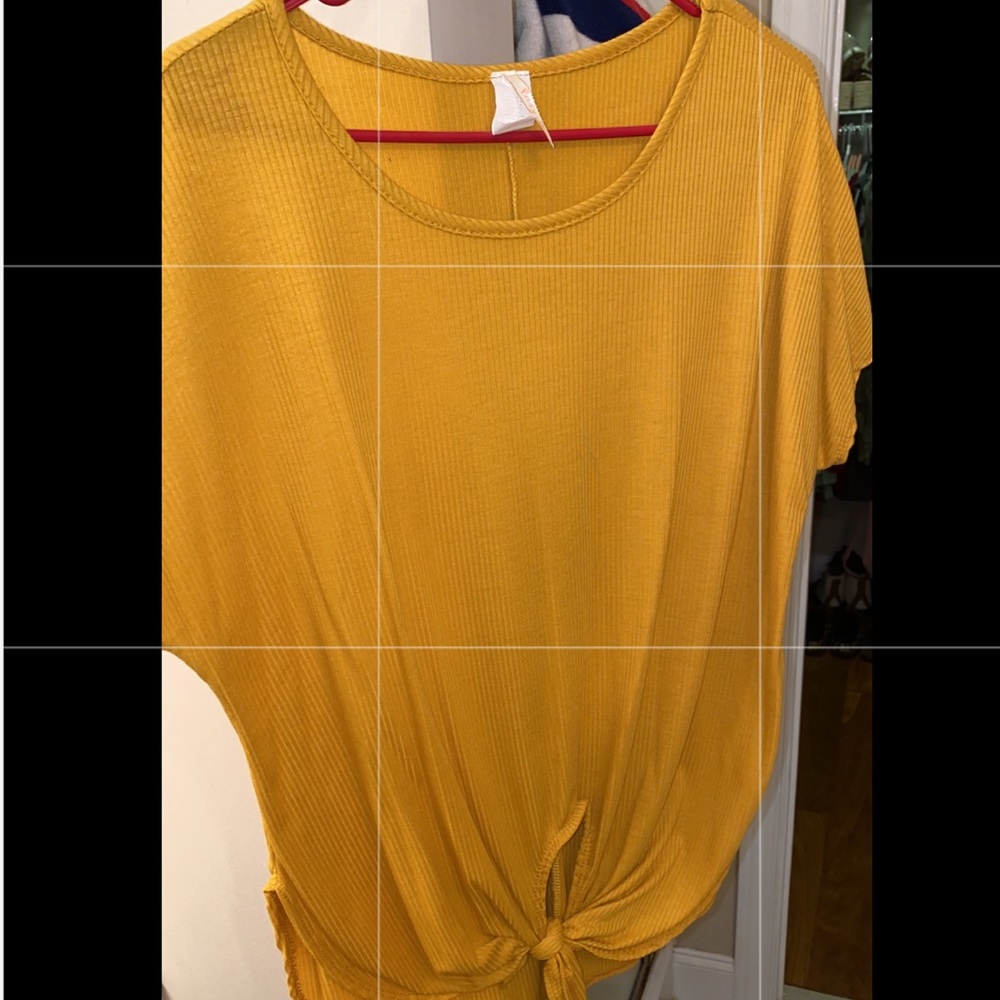 Mustard shirt